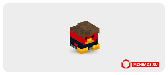 Топающий плюшевый Боб — Голова Майнкрафт
