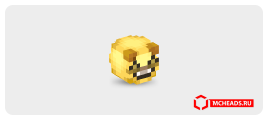 Emoticon Cat Smiling — Minecraft head