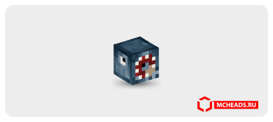 Squid Eating a Fish — Minecraft head